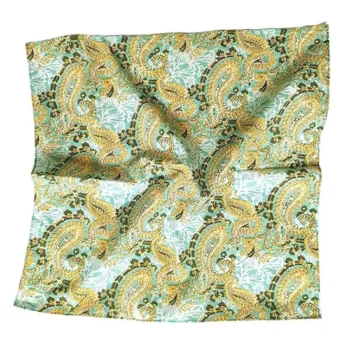 100% Cotton Custom 22X22 Inch Paisley Head Bandana for Men & Women
