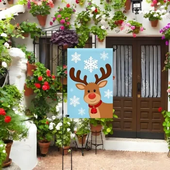 Advertising Bright Seasonal Durable Polyester Outdoor Garden Flags