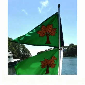 Advertising Sailing Nautical Embroidered Art Wind-Resistant Custom Boat Flags