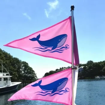 Advertising Small 8X12 Inch Personalized Double-Sided Printing Custom Boat Flags