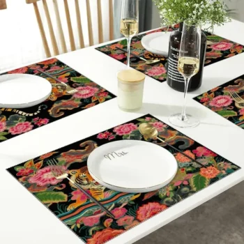 Any Size Advertising Modern Kitchen Heatproof Table Place Mats