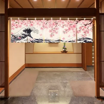 Any Size Artistic Print Unique Decor Noren Curtains for Home