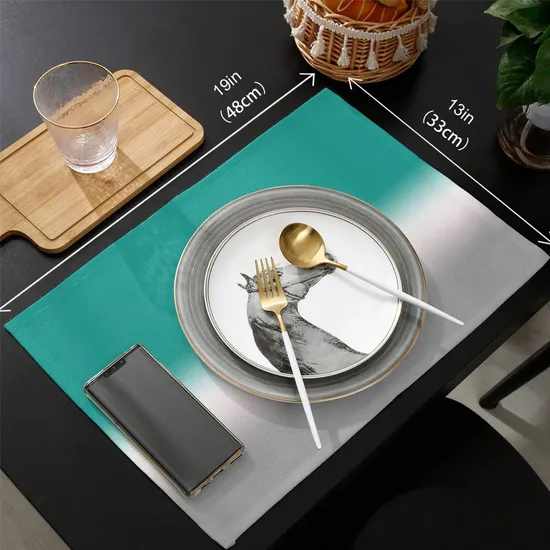Any Size Table Place Mats for Home Restaurant Kitchen Dinner