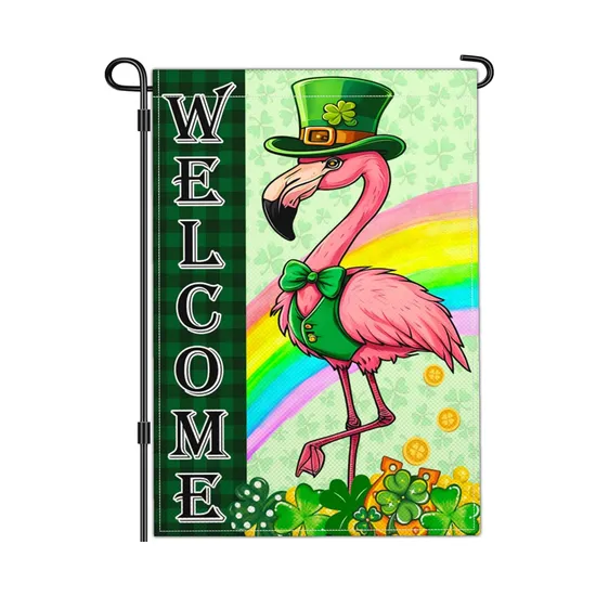 Best Price Cheap Decorate Custom Design Logo Welcome Yard Flag for Outside