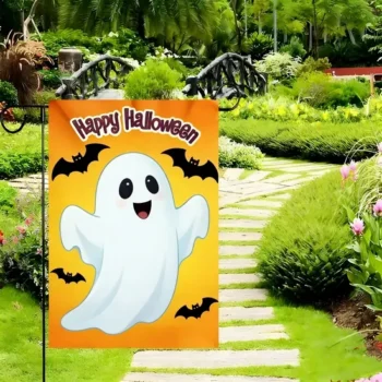 Charming Pumpkin Patterns Crafted From High Quality Polyester Garden Flags