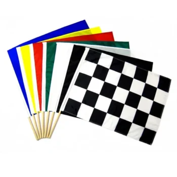 Cheap Digital Printing Polyester Fabric Custom Made Sport Events Mini Checkered Car Racing Flags