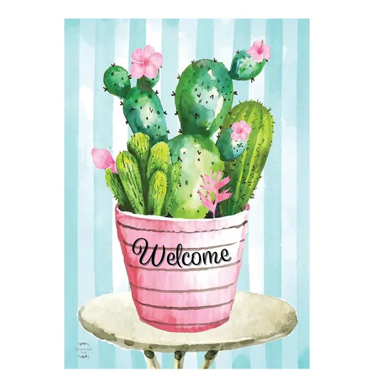 Cheap High Quality Custom Design Double Sided Outside Decoration Holiday Garden Flag