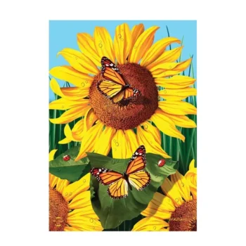 Cheap High Quality Promotion Double Sided Decoration Garden Flag for Outside