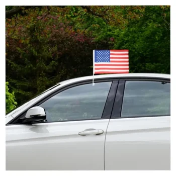 Cheap Sublimation Door Handle Country Custom Blank Dealership Diplomatic Car Window Flag