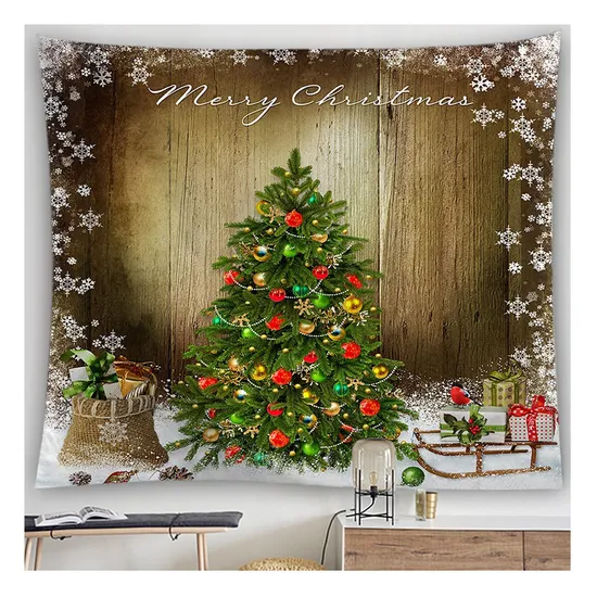 China Factory 100% Polyester Fabric Add Your Design Custom Wall Hanging Tapestry