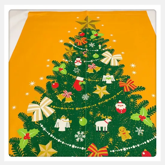 Christmas-Red-Funny-Snowman-Tree-Gifts-Entrance-Decor-Door-Curtain