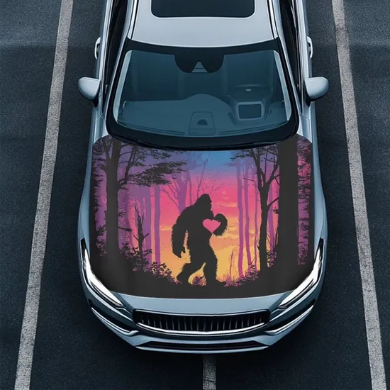 Colorful-Patterned-Spandex-Fabric-Vehicle-Hood-Protector-Car-Hood-Cover