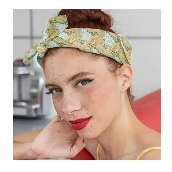 Comfortable Washable Custom Paisley Decoration Bandana