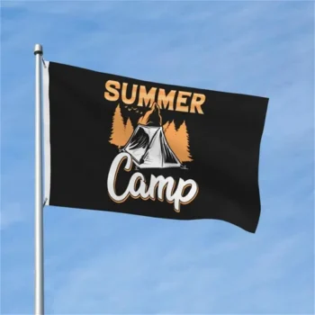 Craft Polyester Custom Flags for Indoor Outdoor Business Events