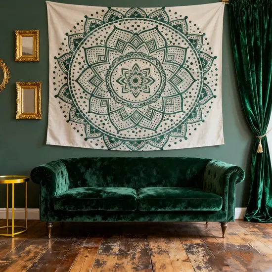 Custom 100d Polyester Fabric Soft Fabric Hanging Bulk Sale Tapestry