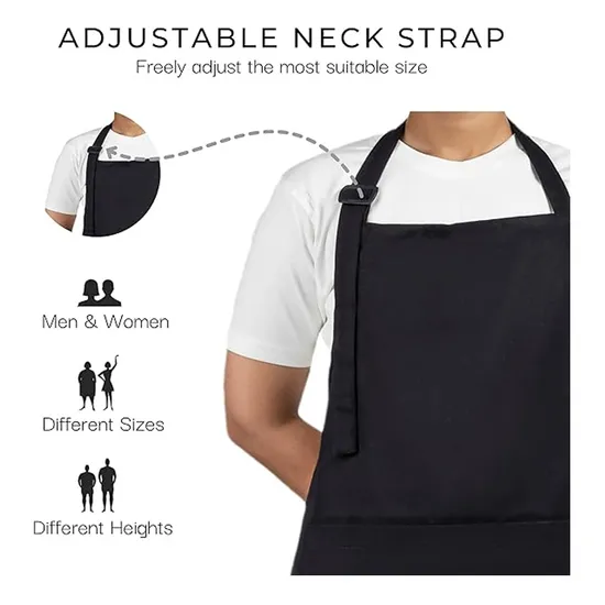 Custom-Adjustable-Cotton-Resistant-Water-Pocket-Bartender-Kitchen-Apron