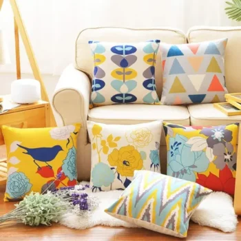 Custom All Season Breathable Soft Peach Skin Fabric 45X45cm Throw Pillow Cases