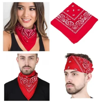Custom Cheap Adorable Polyester Cotton Single Side Printing Bandanas for Adults