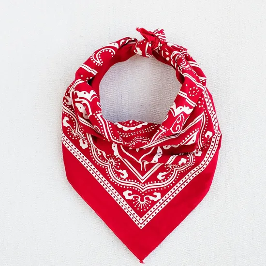 Custom-Cheap-Minimalist-Solid-Color-Subtle-Stitching-Modern-Cotton-Bandanas