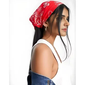Custom Cheap Vintage Polyester Cotton Fabric Bandanas for Travel Lovers