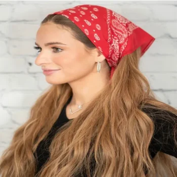 Custom Classic 55X55cm Polyester Cotton Cheap Bandanas for Men Woman