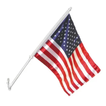 Custom Country Logo Cheap Double Sided Polyester Car Window Decoration Flag