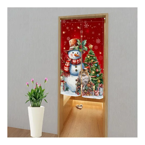 Custom-Design-Decoration-Christmas-Tree-Funny-Xmas-Door-Curtain
