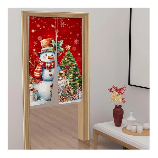Custom-Design-Decoration-Christmas-Tree-Funny-Xmas-Door-Curtain