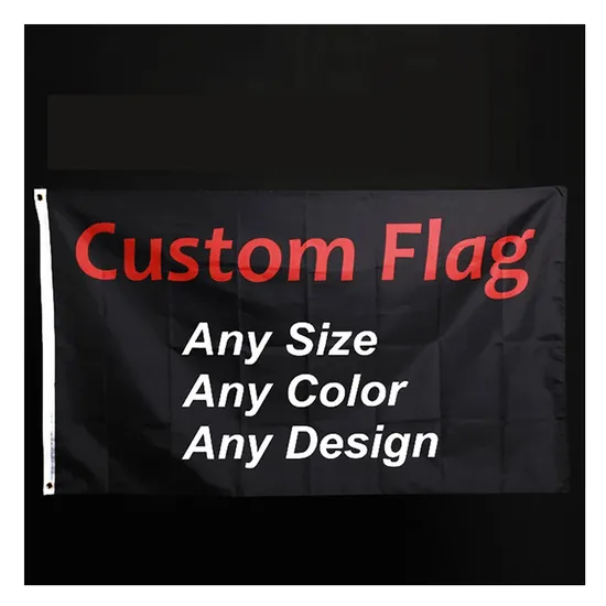 Custom Design High Quality Factory Direct Sell Price Sublimation Promotion Flag