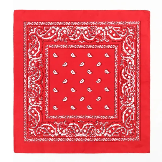 Custom-Design-Logo-Comfortable-Soft-Washable-Paisley-Cotton-Red-Bandana