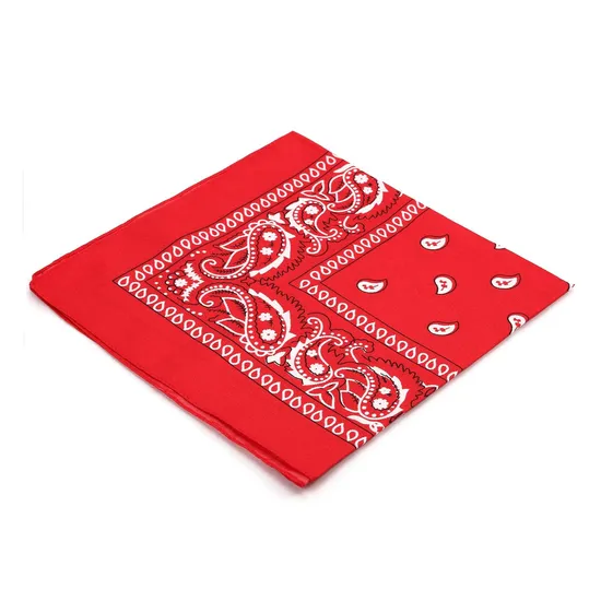 Custom-Design-Logo-Comfortable-Soft-Washable-Paisley-Cotton-Red-Bandana