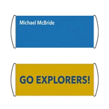 Custom Design Printing Retractable Pet Hand Scrolling Banner for Sports Football Fans