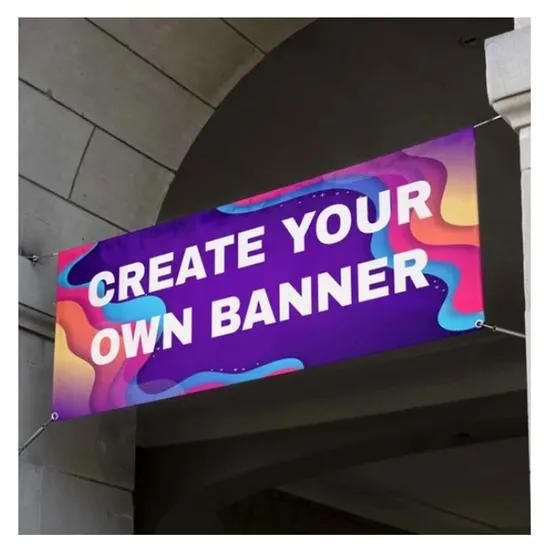 Custom Design Promotion Birthday Party Large Banner for Decoration