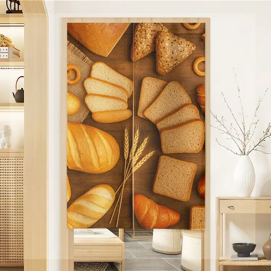Custom Design Restaurant & Living Room Decoration Japanese Noren Door Curtain