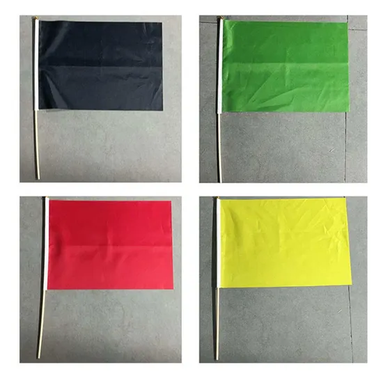 Custom High Quality Printing Polyester Hand Flags