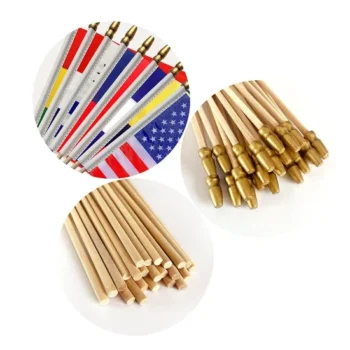 Custom Logo 12*18 Sublimation Printed Mini Hand Held Waving Flag Advertising