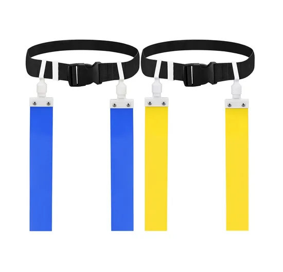 Custom Logo Design Adult Sports Adjustable Football Flags Digital Printed Belt