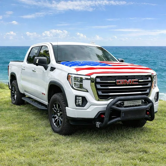 Custom National Country Car Hood Cover Banners and Flags for Outdoor Cars