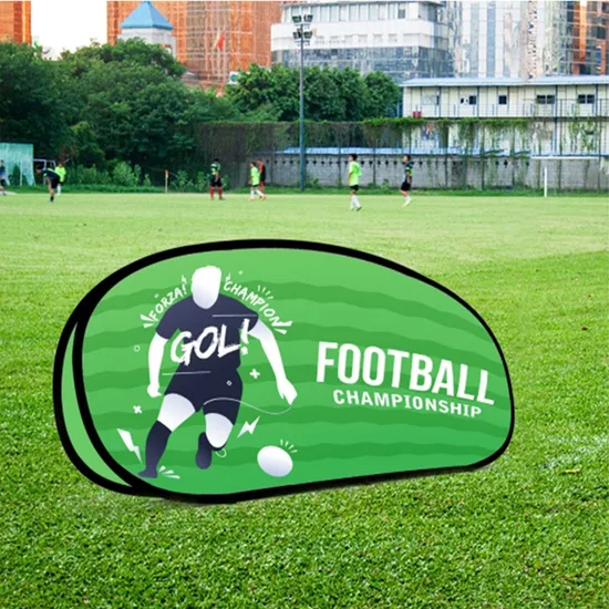 Custom OEM/ODM Pop-up Display Golf Event Full Logo Printing a Frame Banner