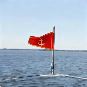 Custom Outdoor Durable Polyester Double-Sided Printing Boat Flag