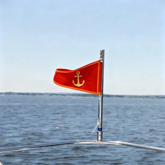 Custom Outdoor Durable Polyester Double-Sided Printing Boat Flag