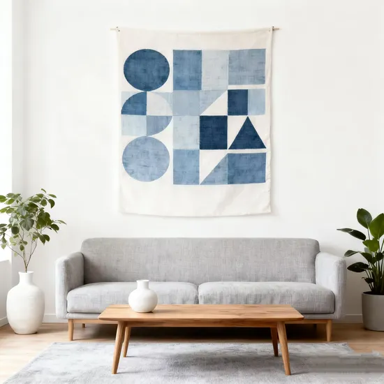 Custom Peach Skin Fabric Wall Hanging Home Decoration Tapestry