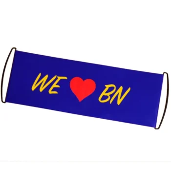 Custom Printed 24*70cm Advertising Cheering Fan Sport Hand Roller Banner