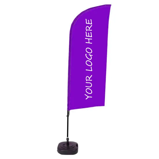 Custom Printed Flying Flags for Eye-Catching Beach Promotions