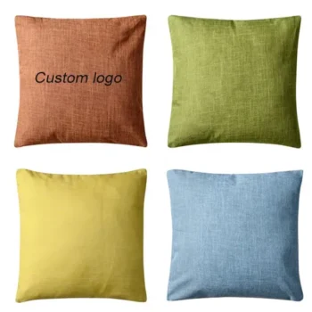 Custom Printed Luxury Sofa Cushion Pillow Covers Woven Style