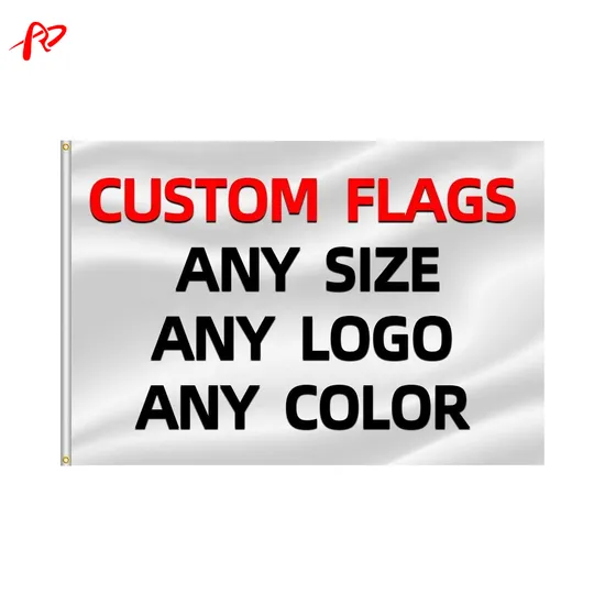 Custom Promotion Printing Wedding Celebration 3X5 Outdoor 90X150cm 100% Polyester Flags