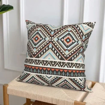 Custom Soft Peach Skin Fabric Throw Pillow Cases for Kids Room