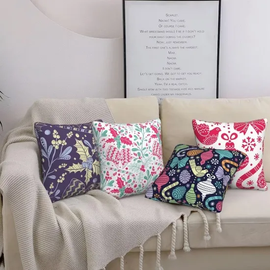 Custom Softness Peach Skin Fabric Pillow Cases for Bedroom