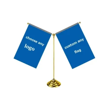 Custom Table Flag Display with Full Color Design for Events
