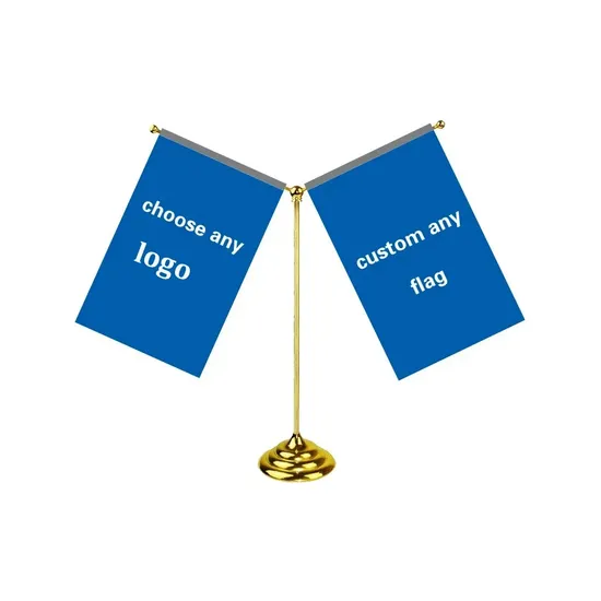 Custom Table Flag Display with Full Color Design for Events